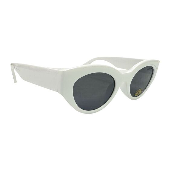 Petals & Peacocks x Zumiez Round Retro Sunglasses - White - One Size - Picture 5 of 8